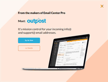 Tablet Screenshot of emailcenterpro.com